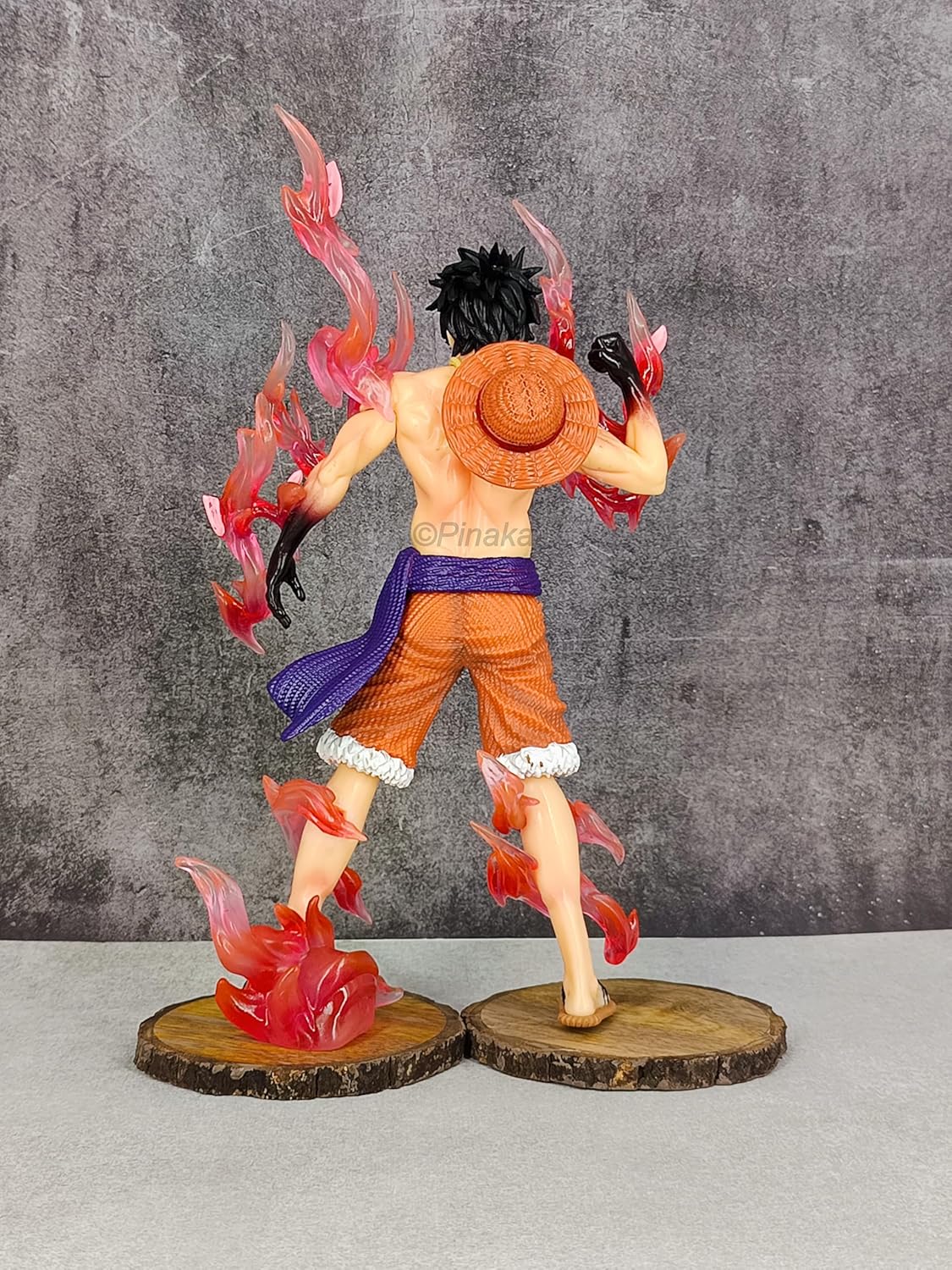 Luffy with Flame Anime Figure