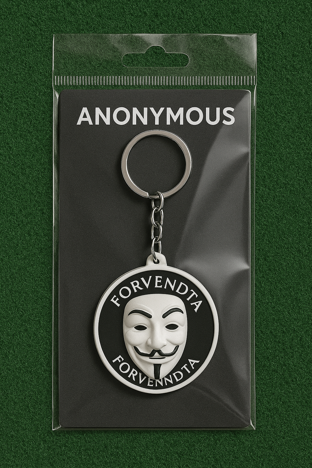 Anonymous Mask Keychain