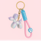 Pastel Balloon Dog Keychain