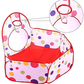 Kids Play Zone Tent with 50 Balls | Ball Pits for Toddlers | Ball Pool for 1-5 Years Kids