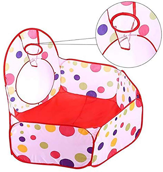 Kids Play Zone Tent with 50 Balls | Ball Pits for Toddlers | Ball Pool for 1-5 Years Kids