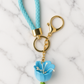 Blue Flower Keychain-