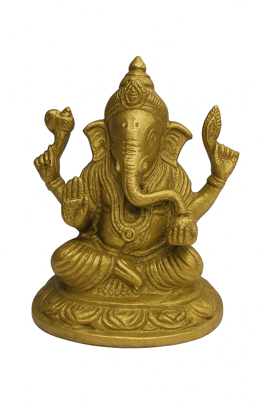 Brass Lakshmi Ganesh Idol Set-