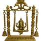 Brass Ganesh Ji on Jhoola (Swing) Idol