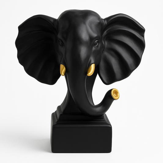 🐘 Black Elephant Head Idol