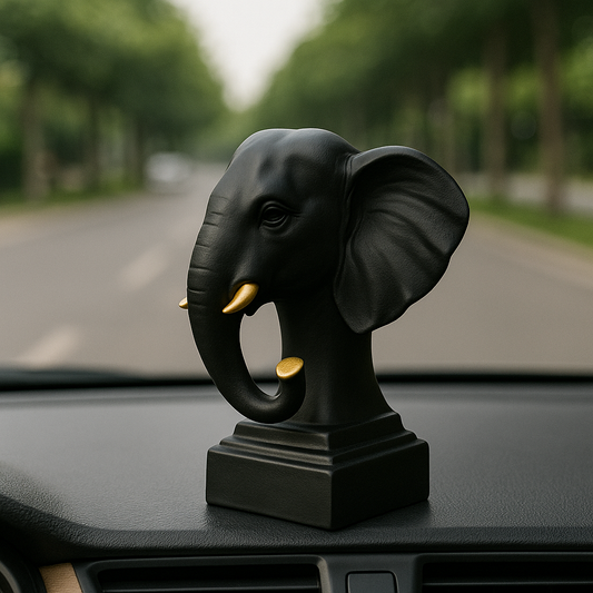 🐘 Black Elephant Head Idol