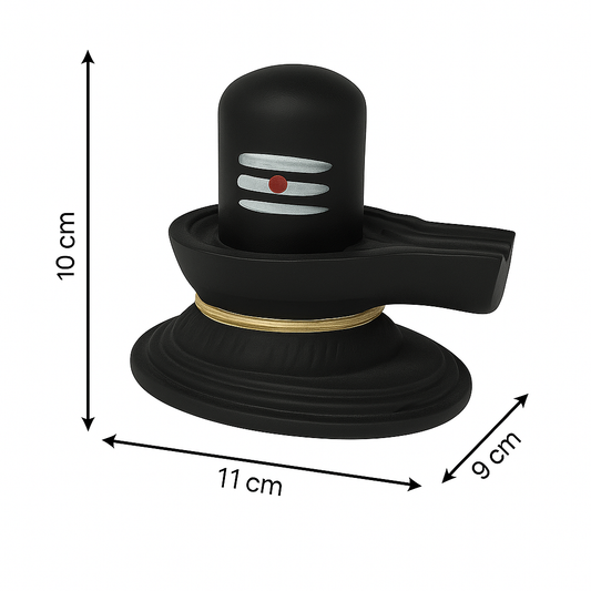 Black Shivling Idol with Golden Base🎇🎇