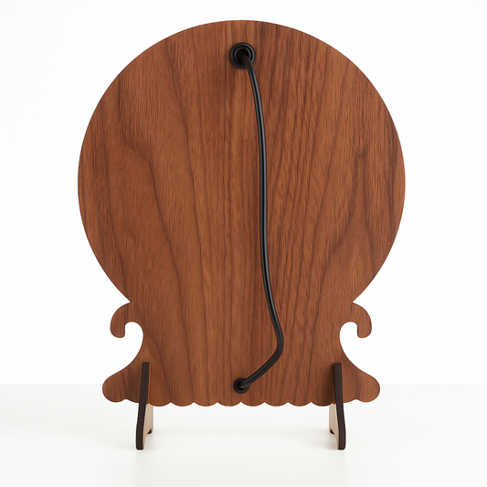 Radha Krishna Wooden LED Lamp-