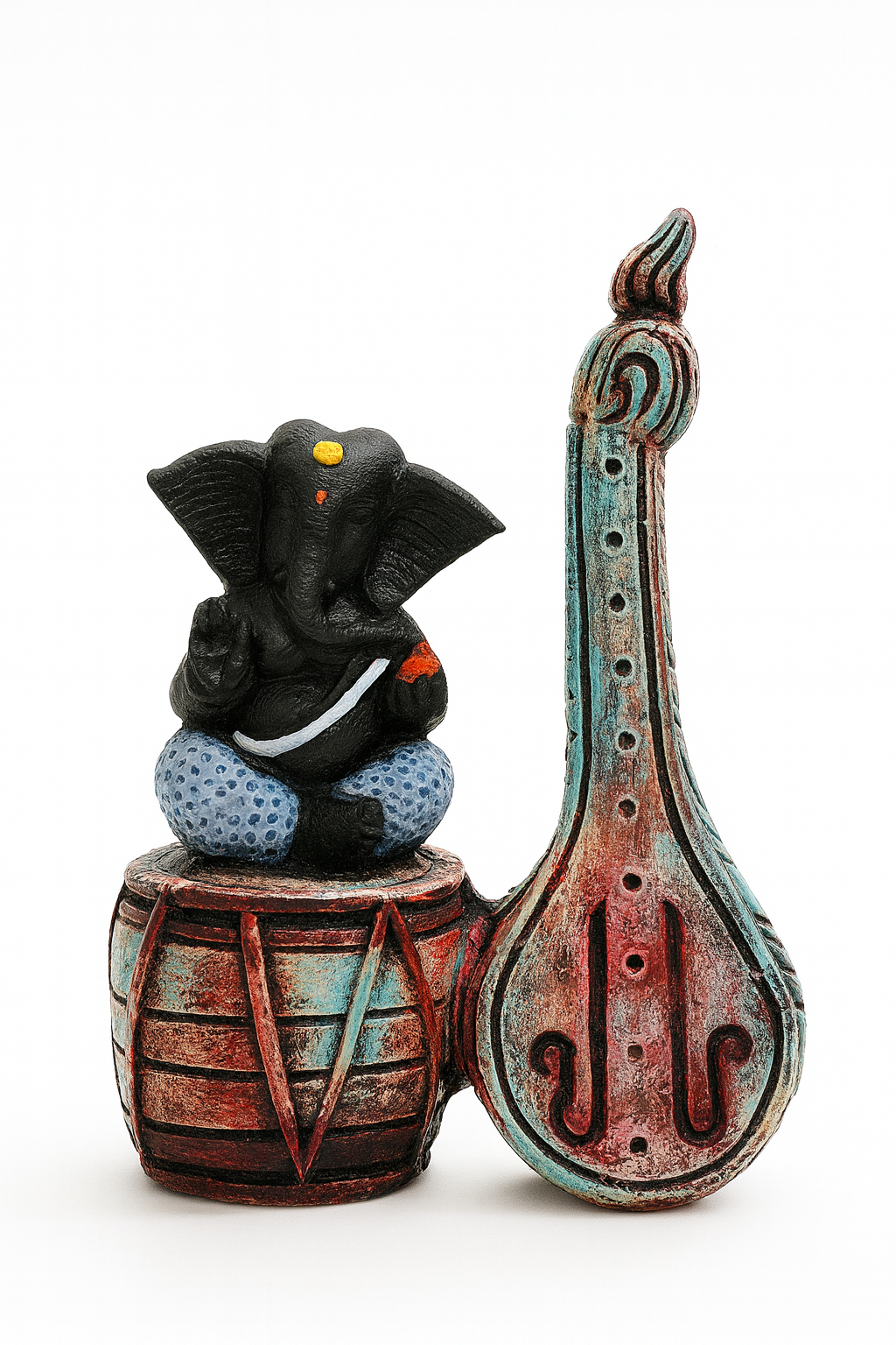 🪔 Set of 3 Ganesh Ji Musician Idols-