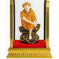 Sai Baba Murti in Decorative Glass Case
