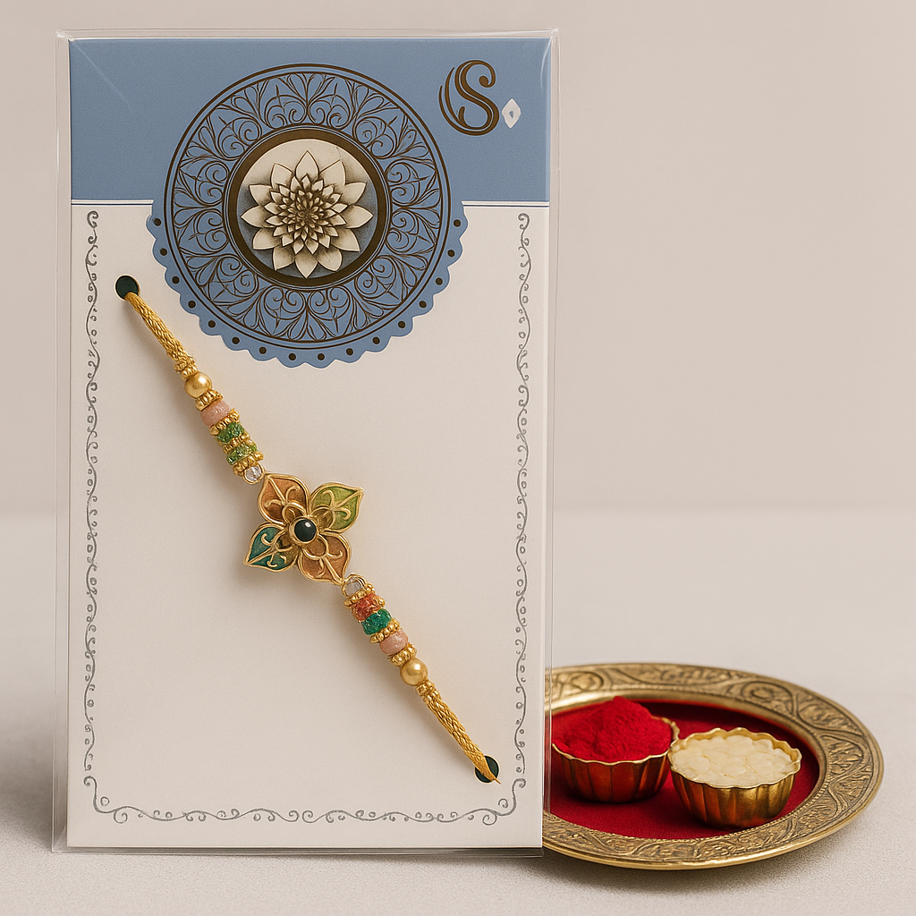 🎁 Designer Rakhi Gift Set for Brother