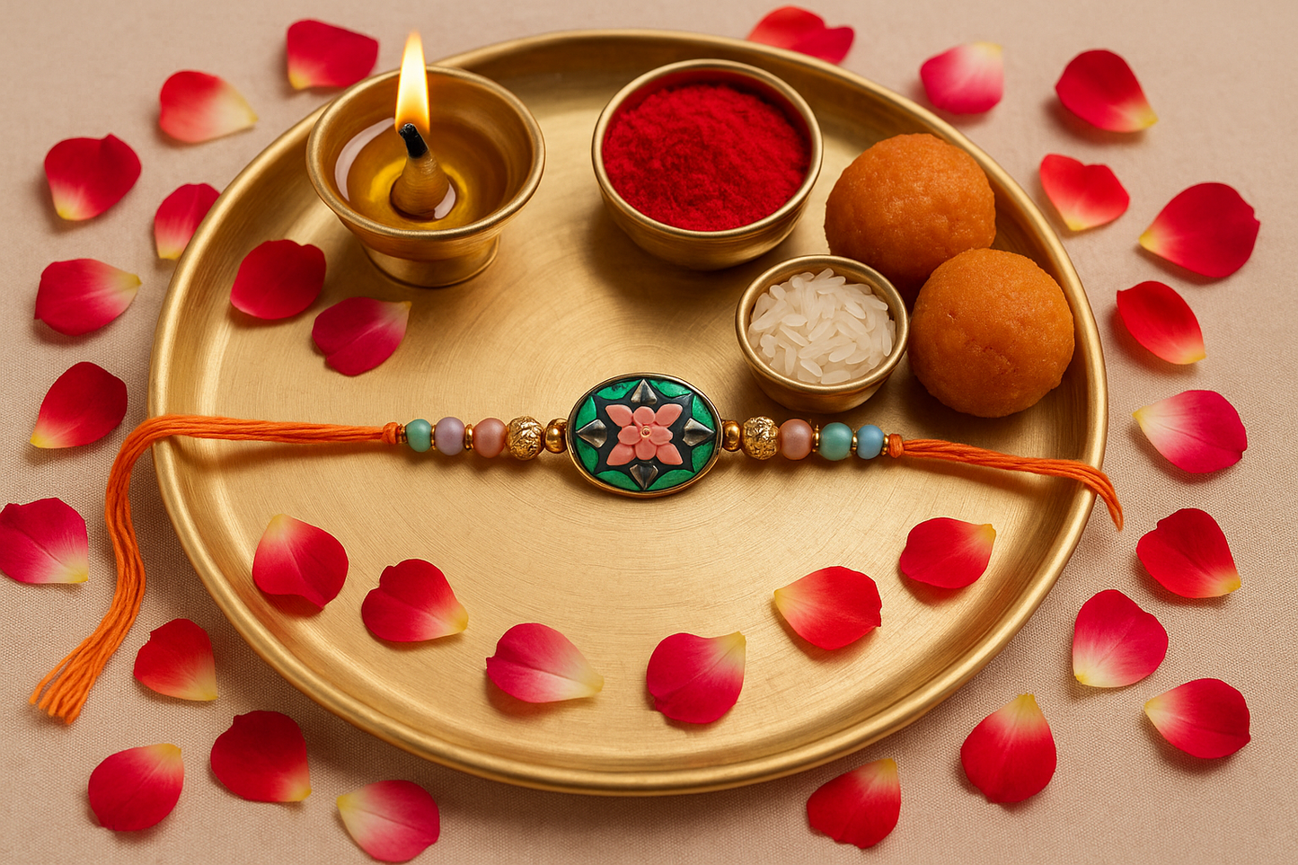 Premium Rakhi with Festive Gift Box