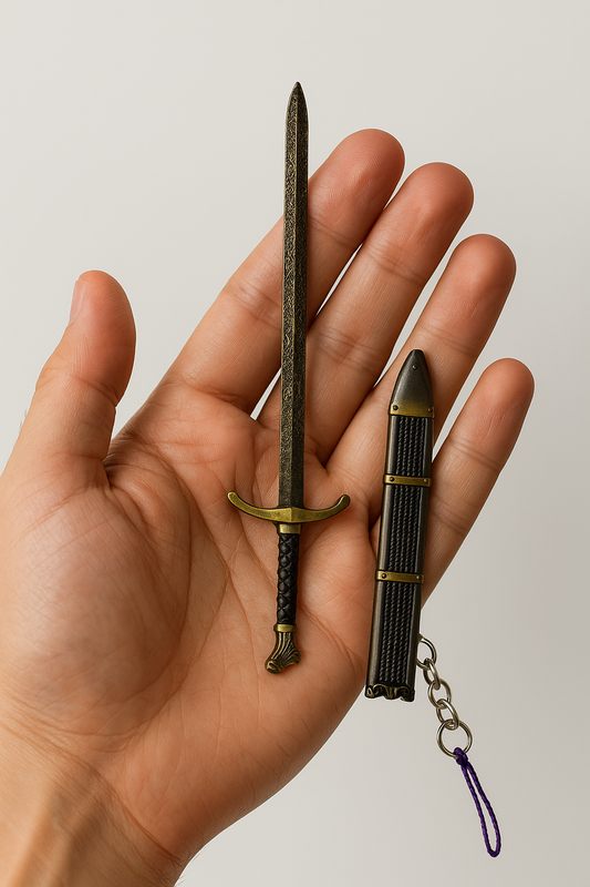🗡️ Mini Medieval Sword Keychain