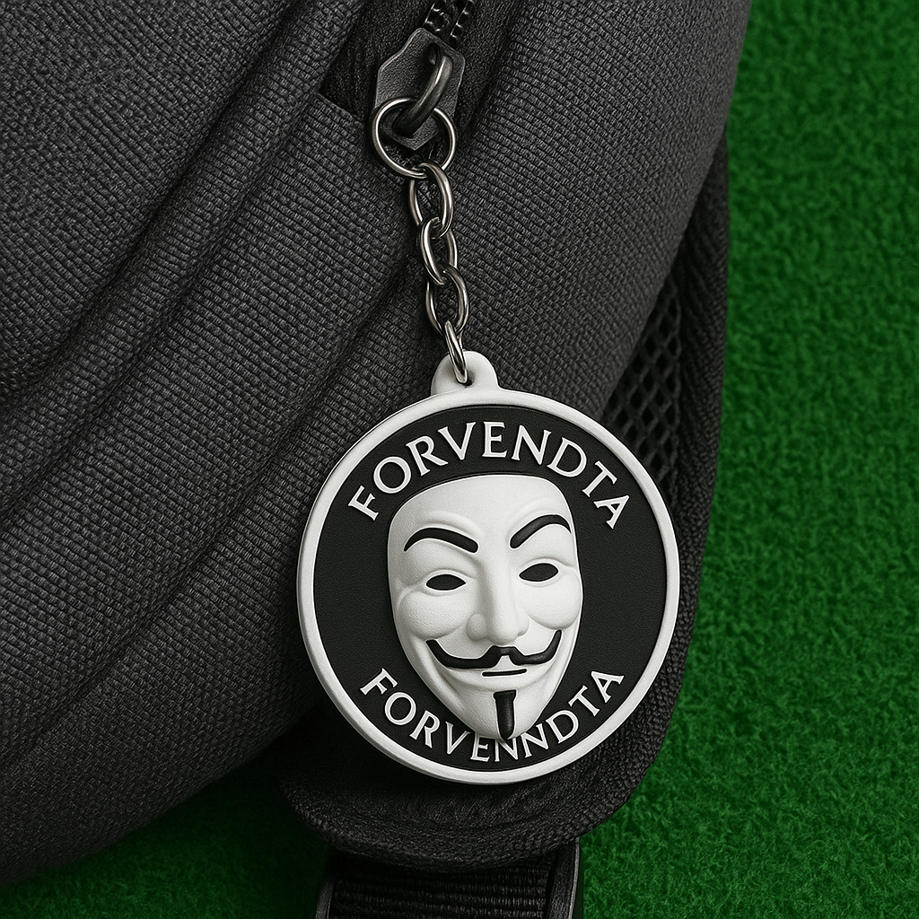 Anonymous Mask Keychain