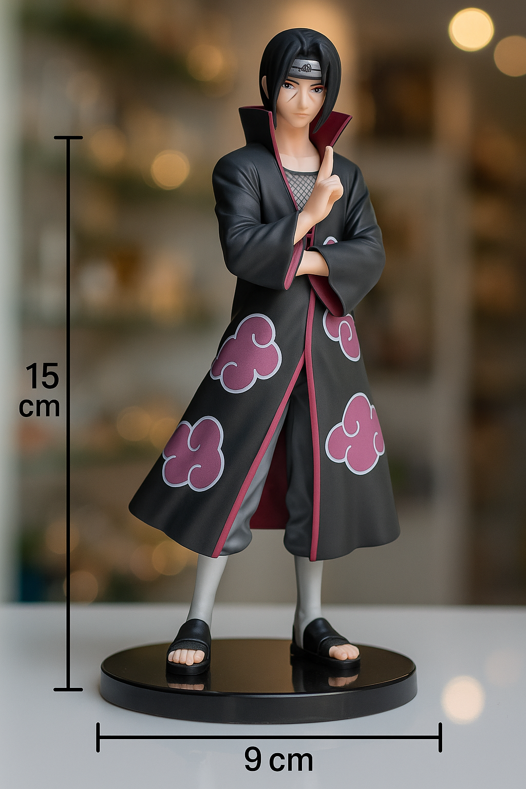 🌀 Itachi Uchiha Akatsuki Action Figure –