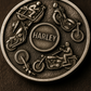 HARLEY Motorcycle Spinner Keychain 🏍️