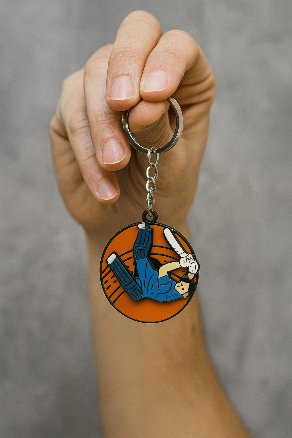Cricket Spinner Keychain for Boys & Men