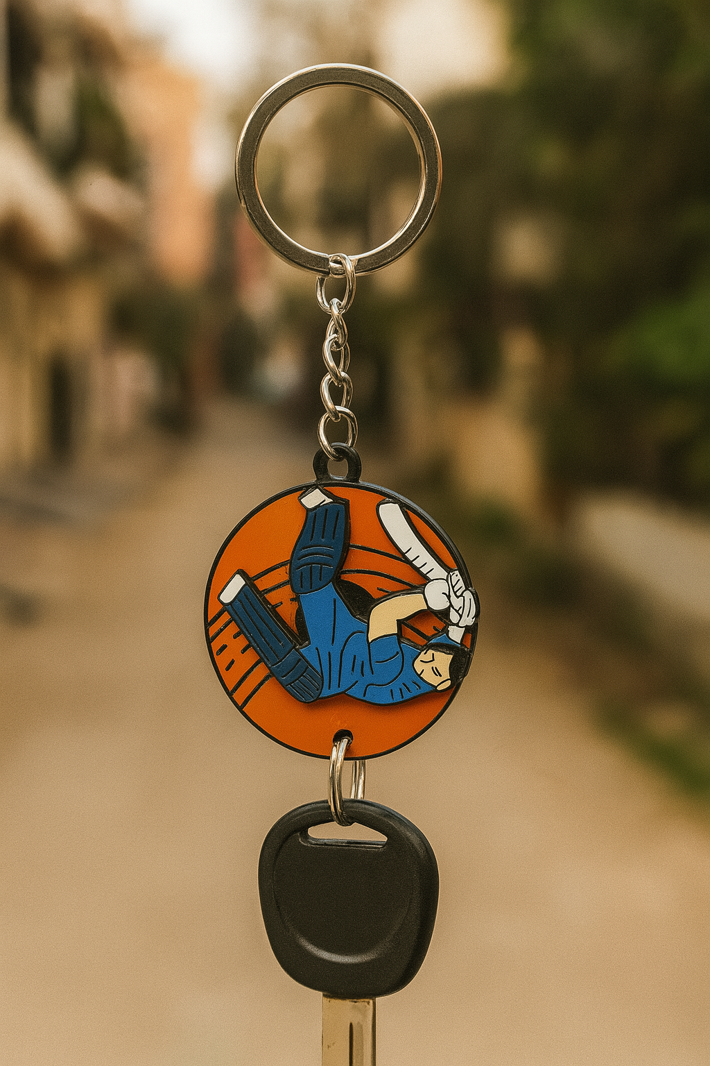 Cricket Spinner Keychain for Boys & Men