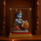 Bal Krishna Idol in Decorative Glass Case