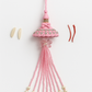 🌸 Fancy Pink Umbrella Rakhi 🎀 with Beads & Pearls