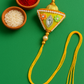 🪔 Designer Yellow Beaded Rakhi for Brother |