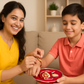 🌸 Traditional Rudraksha Rakhi for Brother 🎁
