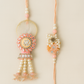 🌸 Designer Rakhi & Lumba combo