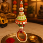 🧡 Designer Rakhi with Beaded Ring