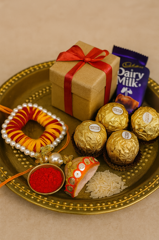 Handmade Decorative Rakhi for Brother 🧵