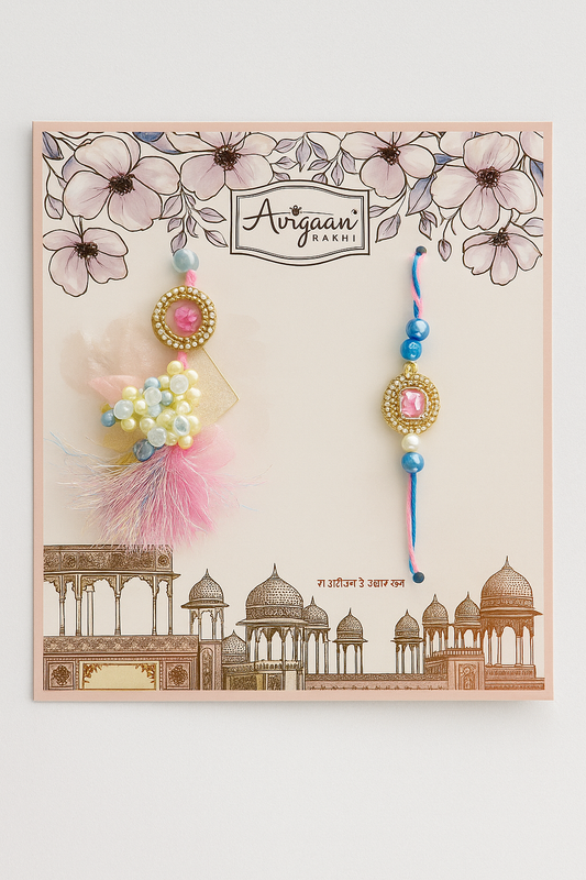 🌸 Designer Rakhi Combo Set 🌟