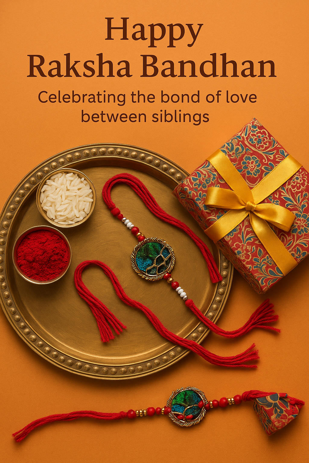 Happy Raksha Bandhant – Brother & Sister