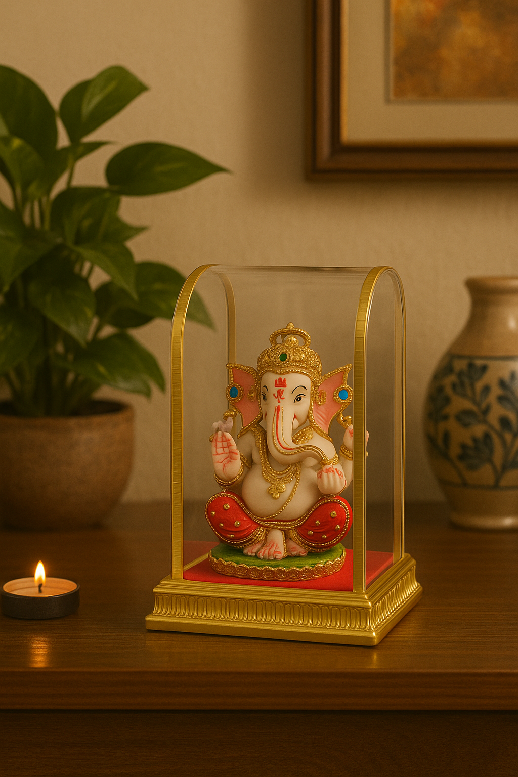 Elegant Lord Ganesha Idol home decor-