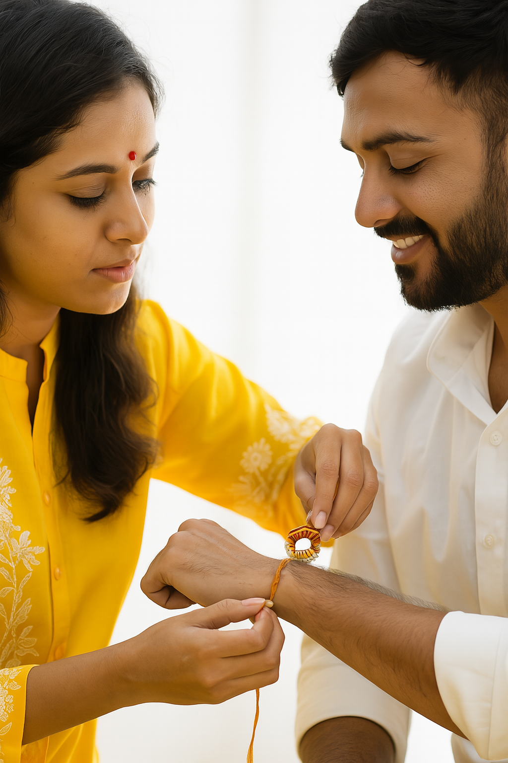 Handmade Decorative Rakhi for Brother 🧵