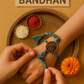 🧿 Traditional Rakhi with Multicolor Thread