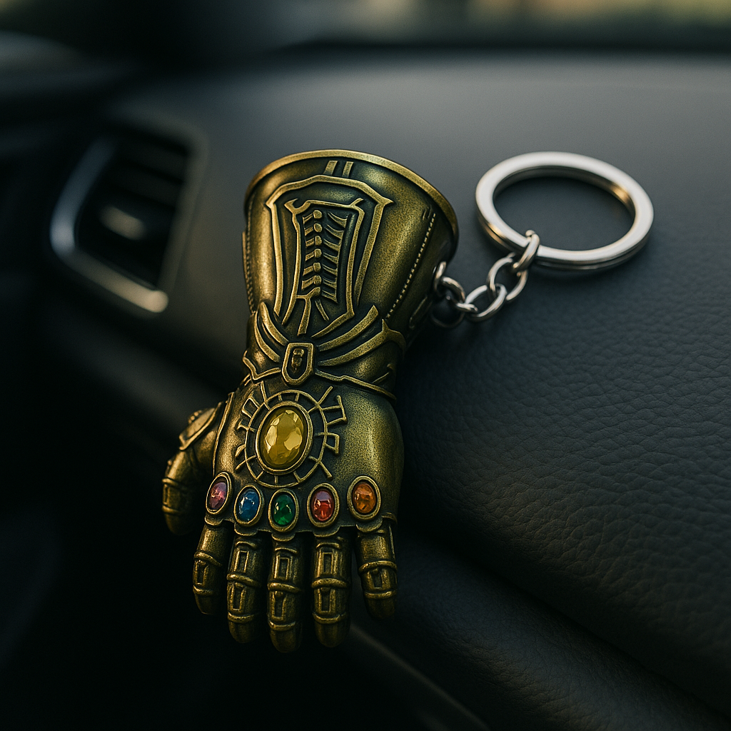 Infinity Gauntlet Metal Keychain
