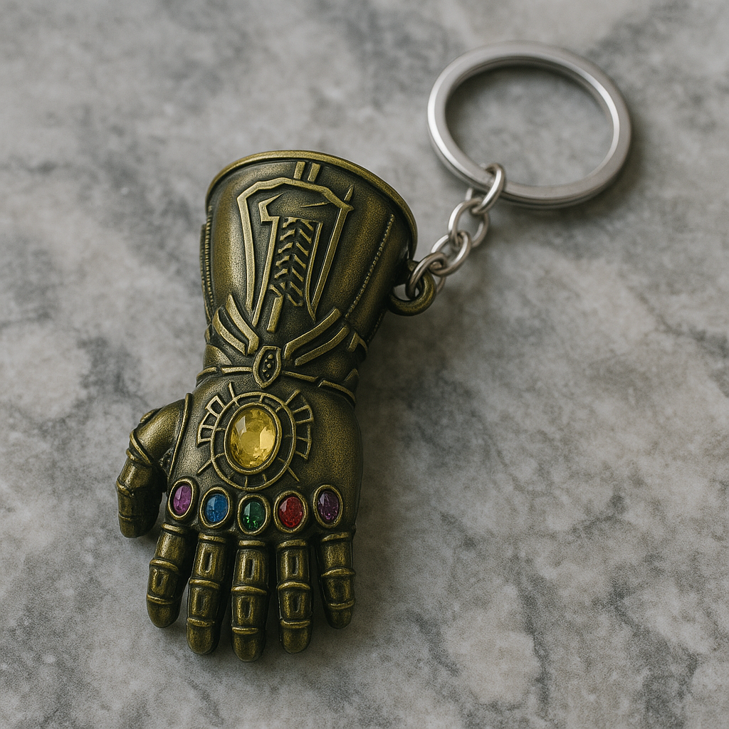 Infinity Gauntlet Metal Keychain