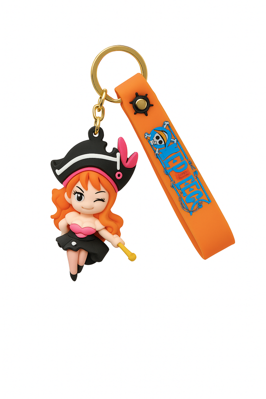 Anime Pirate Girl Keychain