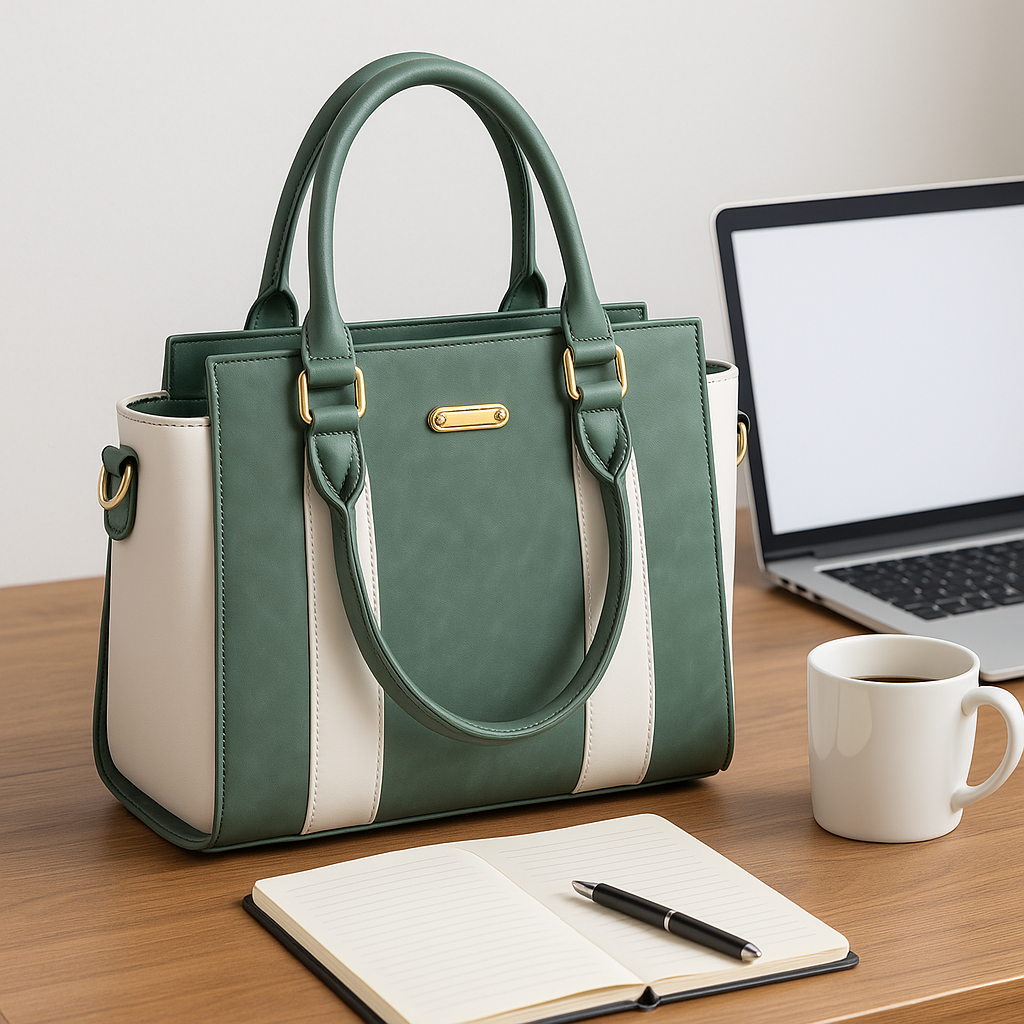 Stylish Two-Tone Handbag for Women