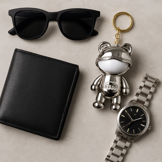 Silver Bear Keychain |