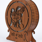 Radha Krishna Wooden LED Lamp-