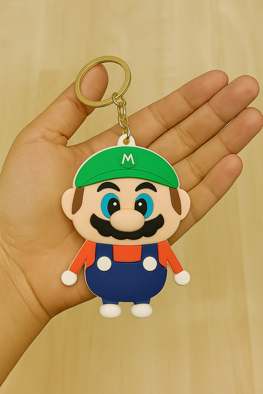 "Mario Style Cartoon Keychain