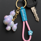 Pastel Balloon Dog Keychain
