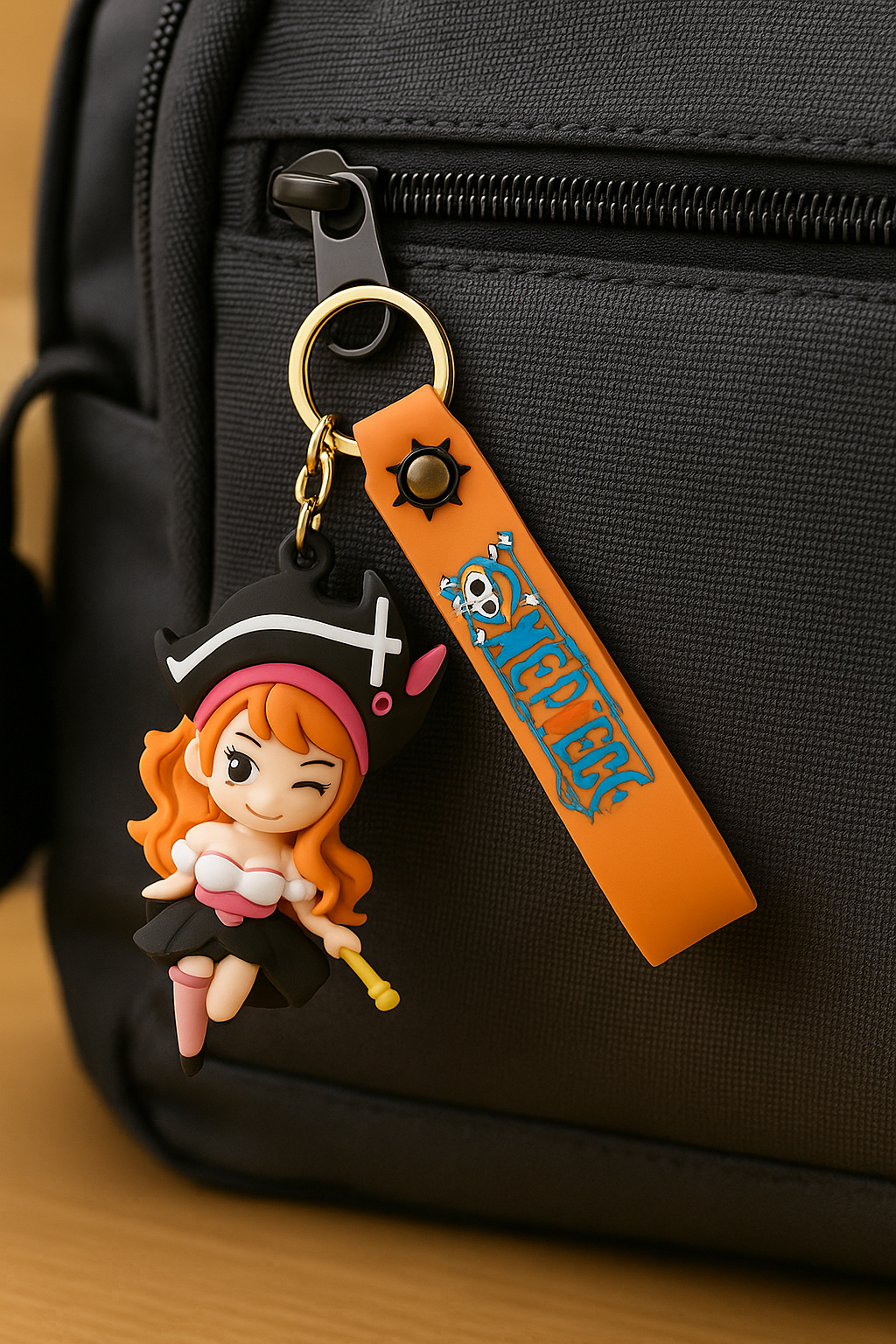 Anime Pirate Girl Keychain