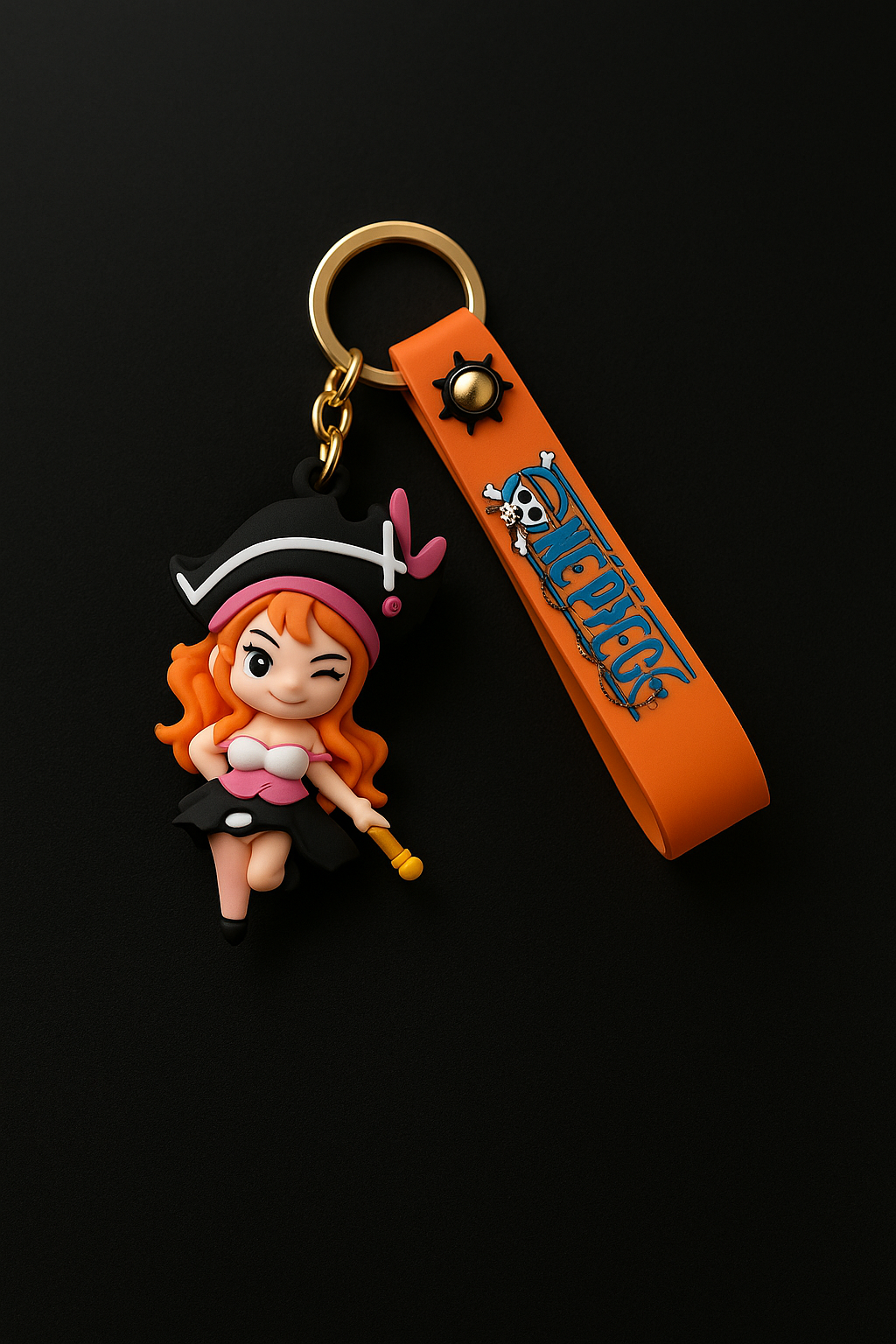 Anime Pirate Girl Keychain