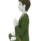 🙏 Elegant White & Green Buddha