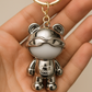Silver Bear Keychain |