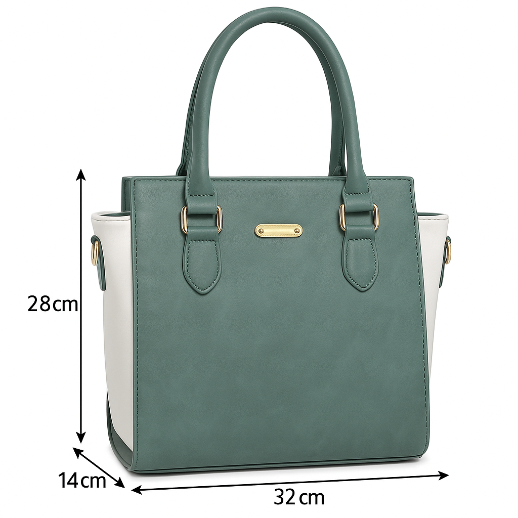 Stylish Two-Tone Handbag for Women