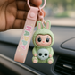 Cute Green Bunny “HAPPY” Keychain