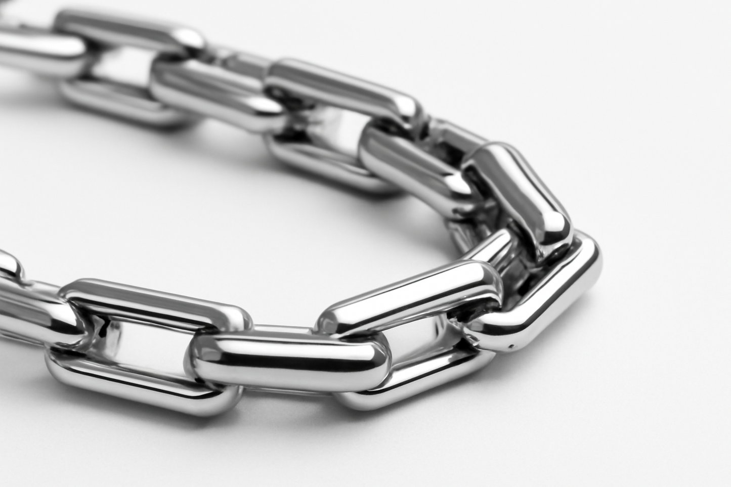 Bold Steel Chain Bracelet for Men