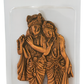 Radha Krishna Bronze Finish Miniature Idol